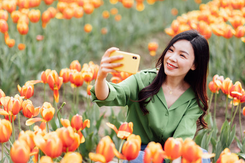 tulips for international women's day