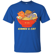Ramen And Cat Men T-shirt