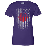 Japan USA Flag Grunge Women T-Shirt