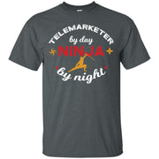 Telemarketer By Day Ninja By Night Men T-shirt