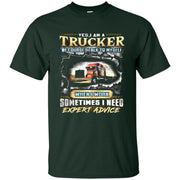 Yes I Am A Trucker Of Course I Talk To Myself Men T-shirt