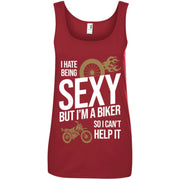 I Hate Being Sexy But I’m A Biker Motorcycle Women T-Shirt