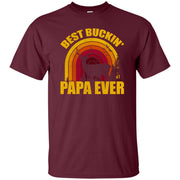 Best Buckin Papa Ever Shirt Deer Hunting Bucking Men T-shirt