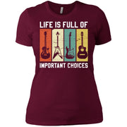Choices – Guitar Guitarist Vintage Women T-Shirt
