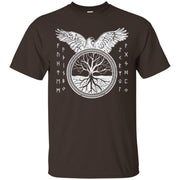 Tree of life -Yggdrasil and Runes alphabet Men T-shirt