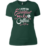 I Run On Essential Oils And Coffee Women T-Shirt