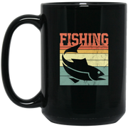 Fishing Retro Fishing Coffee Mug, Tea Mug