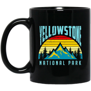 Yosemite National Park California Vintage Retro Coffee Mug, Tea Mug