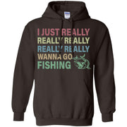 I Just Really Really Wanna Go Fishing Vintage Men T-shirt