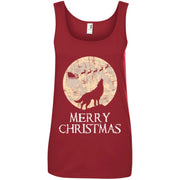Christmas Wolf, Christmas Eve Women T-Shirt