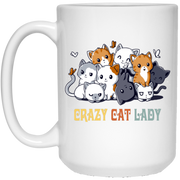Crazy Cat Lady Coffee Mug, Tea Mug