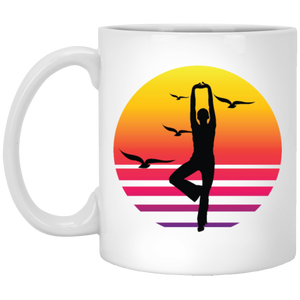 Yoga Retro Sunset