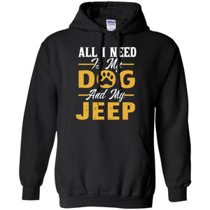 All I Need Is My Dog and Jeep Lover 2 Men T-shirt