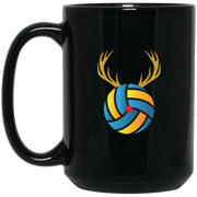 Reindeer Christmas Volleyball Coffee Mug, Tea Mug