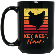 Retro Distressed Key West Florida Chicken Coffee Mug, Tea Mug