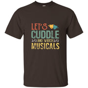 Let’s Cuddle and watch musicals Retro Vintage Men T-shirt