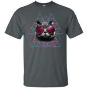 3D Space Cat Mens Men T-shirt