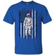 Firefighter American Flag Thin Red Line Men T-shirt