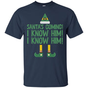 Santa’s Coming! I Know Him! I Know Him! Funny Men T-shirt