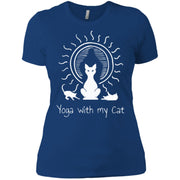 Yoga With My Cat Women T-Shirt