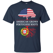 American Grown with Portuguese Roots Portugal Men T-shirt