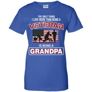 Veteran Is Being A Grandpa Women T-Shirt