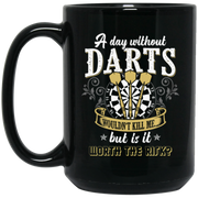 Darts Shirt – Dart Board – Is it Worth The Risk Coffee Mug, Tea Mug