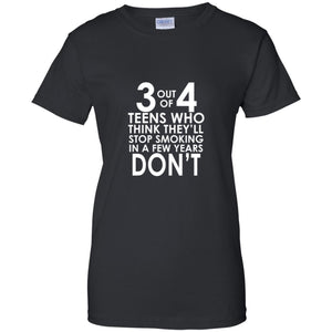 3 out of 4 Teens Women T-Shirt