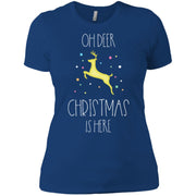 Christmas Deer, Christmas Present Women T-Shirt