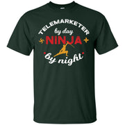 Telemarketer By Day Ninja By Night Men T-shirt