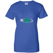 Relation Between Globe And Moon Women T-Shirt