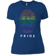 Gay Pride Finger Rainbow Women T-Shirt