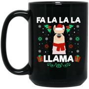 Fa La La Llama Funny Christmas Animal Sweater Coffee Mug, Tea Mug