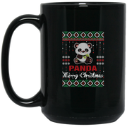 Panda Merry Christmas Tshirt Coffee Mug, Tea Mug