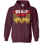 Beast Power Pug Dog Workout Gift Men T-shirt