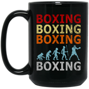 Retro Vintage Boxing Fighter Coffee Mug, Tea Mug