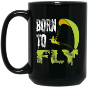 Paragliding Born to fly Coffee Mug, Tea Mug