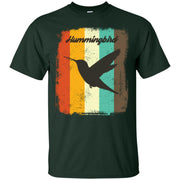 Humming Bird Retro 70s Vintage Men T-shirt