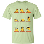 Yoga Pug Dog Men T-shirt