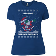 Dab Santa Dabbing Ugly Christmas Sweater Women T-Shirt