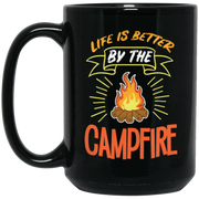 Camping Fire, Camp Fire Outdoor Coffee Mug, Tea Mug
