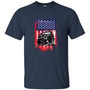 Jeep American Flag Men T-shirt