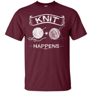 Knit – Knit happens – Knitting Men T-shirt