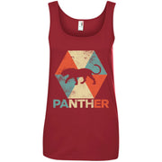 Vintage Polygon Panther Women T-Shirt