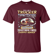 Yes I Am A Trucker Of Course I Talk To Myself Men T-shirt