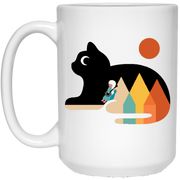 Baby With Cat Coffee Mug, Tea Mug