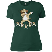 Funny Pug Dabbing Dog Dab Dance Party Women T-Shirt