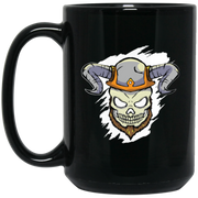 Viking Helmet Skull.png Coffee Mug, Tea Mug