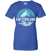 Switzerland Mountain Women T-Shirt