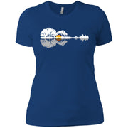 Acoustic Guitar Lake Music, Musician Women T-Shirt